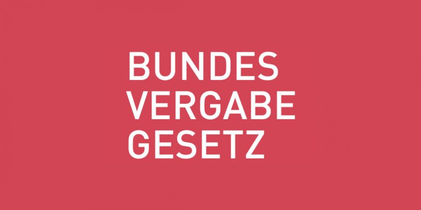 Bundesvergabegesetz 2018 in Kraft