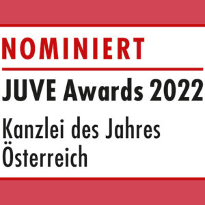 CHG für den JUVE-Award „Kanzlei des Jahres Österreich“ nominiert