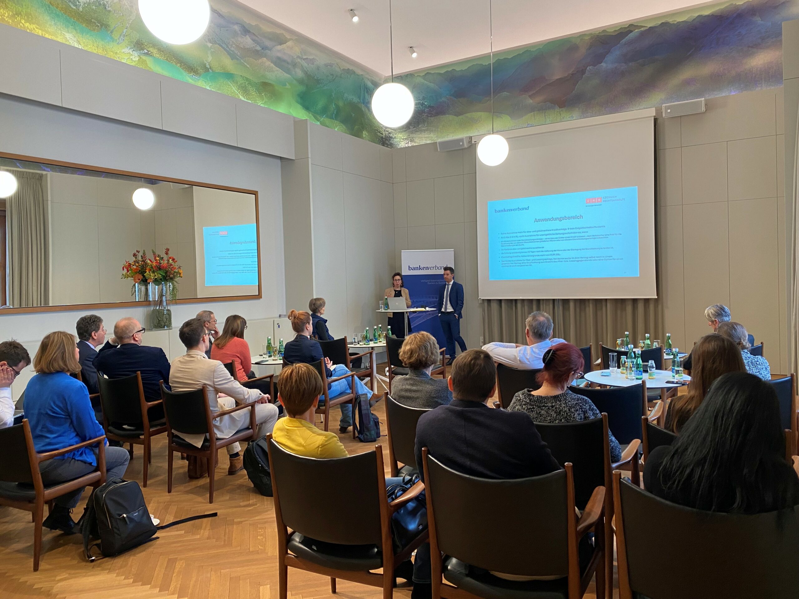 Vortrag zur neuen Verbraucherkreditrichtlinie im Bankenverband